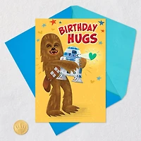 Star Wars™ Chewbacca™ and R2-D2™ Hugs Birthday Card for Kids for only USD 2.99 | Hallmark