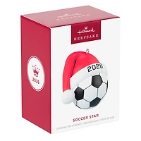 Soccer Star 2026 Ornament for only USD 18.99 | Hallmark