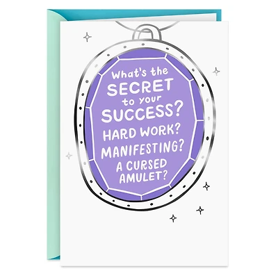 Secret to Your Success Funny Congratulations Card for only USD 4.49 | Hallmark
