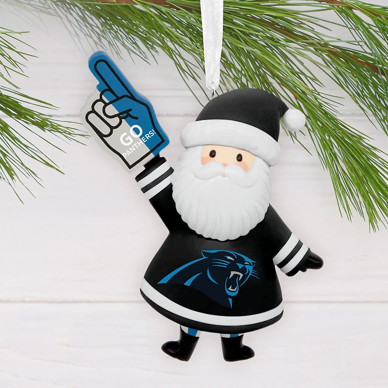NFL Carolina Panthers Santa Fan Hallmark Ornament for only USD 12.99 | Hallmark
