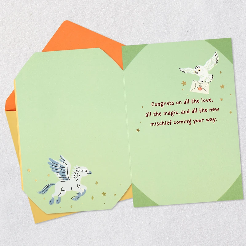 Harry Potter™ Hogwarts™ Crest Baby Shower Card for only USD 5.99 | Hallmark