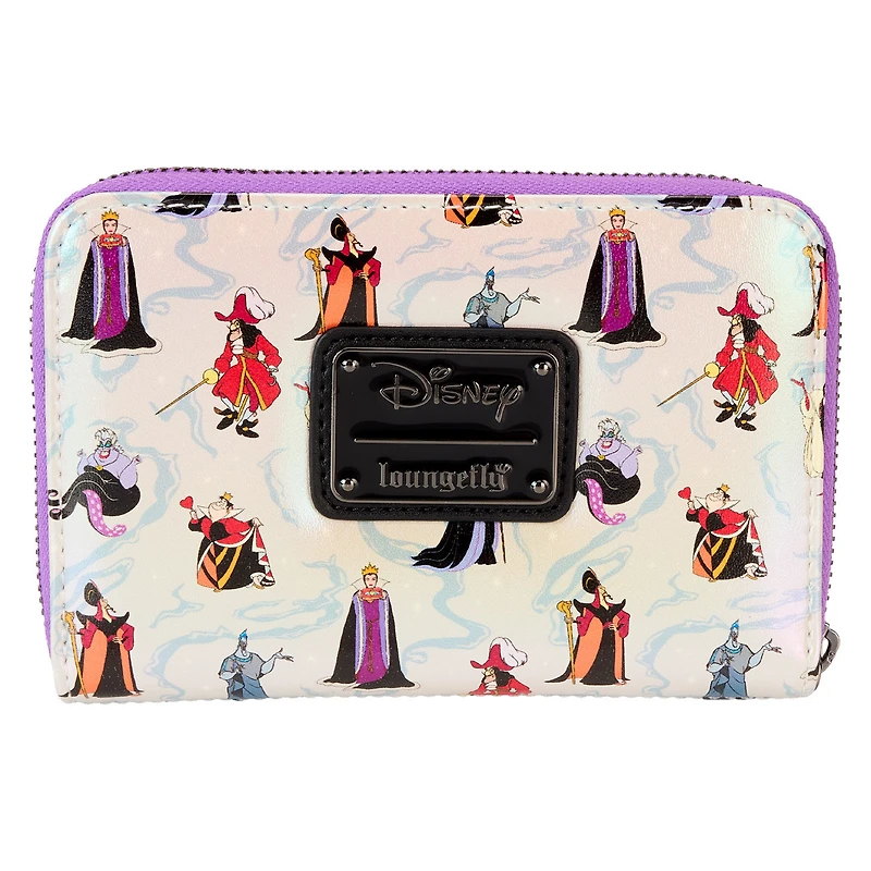 Loungefly Disney Villains Iridescent Zip-Around Wallet for only USD 40.00 | Hallmark
