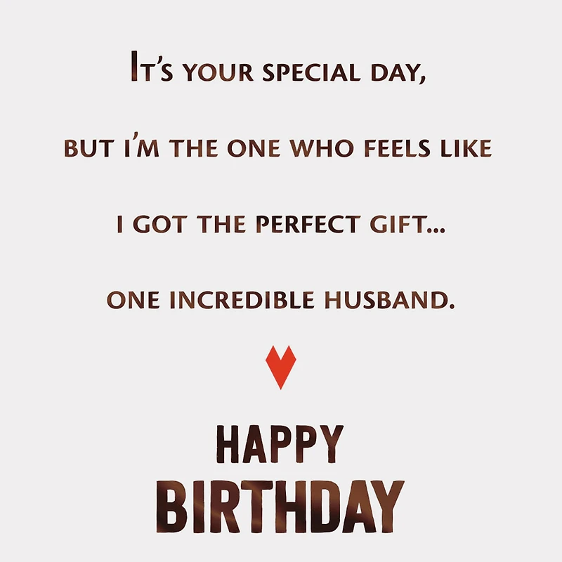 You're Incredible Birthday Card for Husband for only USD 3.99 | Hallmark