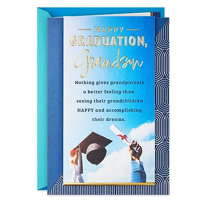 Wishing You All the Happiness Graduation Card for Grandson for only USD 5.99 | Hallmark