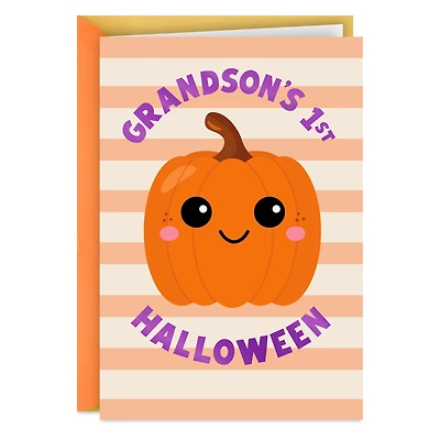 Sweetest Little Pumpkin First Halloween Card for Grandson for only USD 3.99 | Hallmark