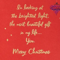 You're the Most Beautiful Gift Romantic Christmas Card for Wife for only USD 5.99 | Hallmark