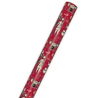 Disney Tim Burton's The Nightmare Before Christmas Characters on Red Wrapping Paper Roll, 25 sq. ft. for only USD 4.99 | Hallmark
