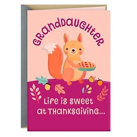 You Make Life Sweeter Thanksgiving Card for Granddaughter for only USD 2.99 | Hallmark