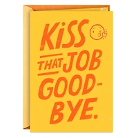 Kiss Goodbye or Flip Off Funny Retirement Card for only USD 4.49 | Hallmark
