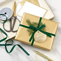 0.3" Forest Green Holiday Ribbon, 15' for only USD 3.99 | Hallmark