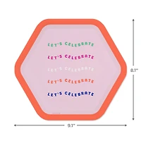 "Let's Celebrate" Dessert Plates, Pack of 8 for only USD 4.99 | Hallmark
