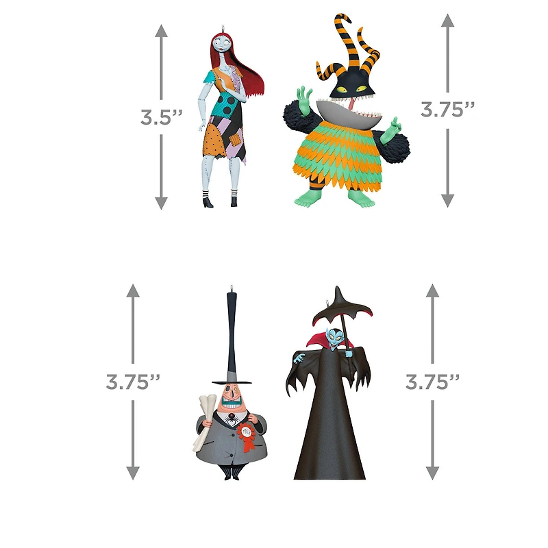 Disney Tim Burton's The Nightmare Before Christmas Citizens of Halloween Town Ornaments, Set of 4 for only USD 84.99 | Hallmark