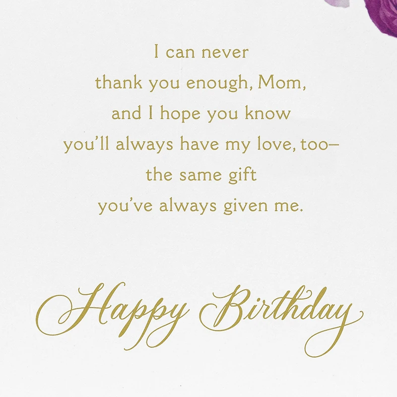 Wisdom and Love Birthday Card for Mom for only USD 7.59 | Hallmark