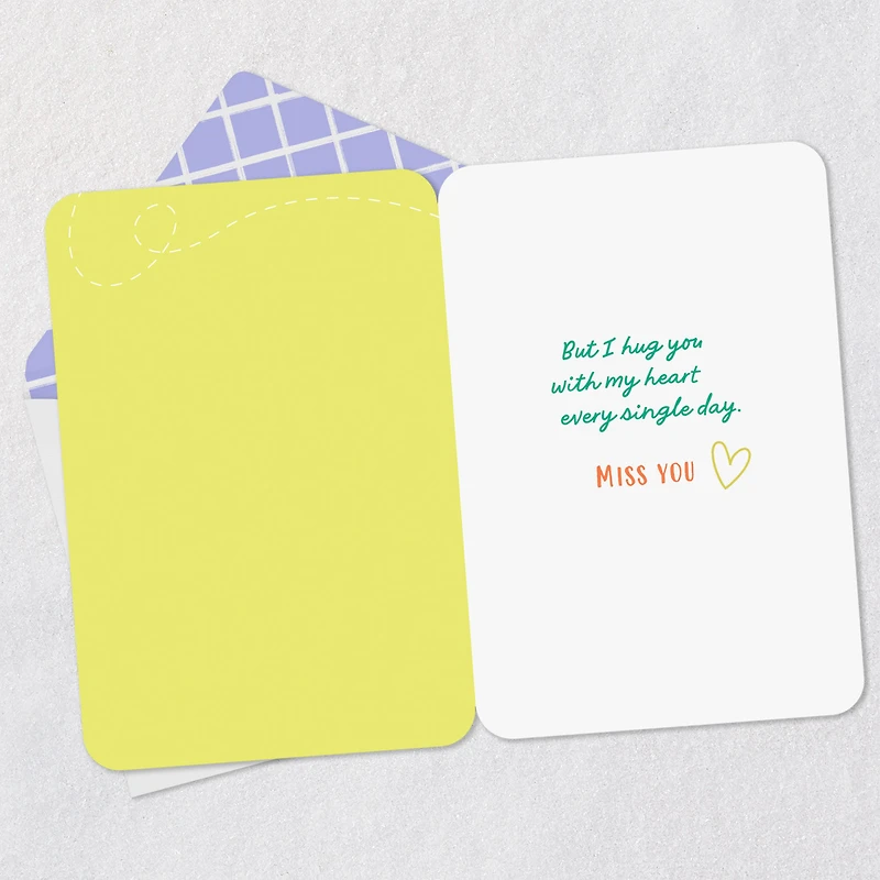 I Hug You in My Heart Every Day Miss You Card for only USD 2.99 | Hallmark