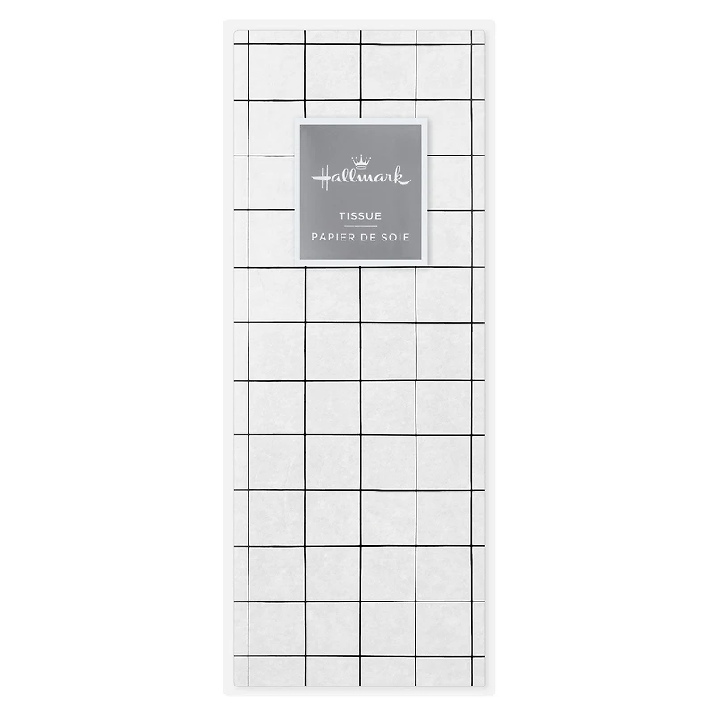 Windowpane on White Tissue Paper, 6 Sheets for only USD 1.99 | Hallmark