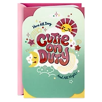 Cutie on Duty New Baby Girl Card for only USD 5.99 | Hallmark