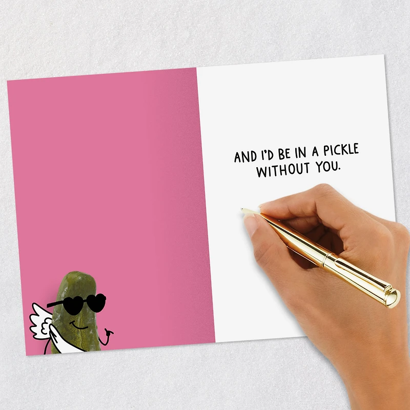 I'd Be in a Pickle Without You Funny Valentine's Day Card for only USD 3.99 | Hallmark