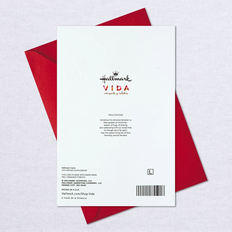 Even Though We're Far Apart Spanish-Language Christmas Card for only USD 4.99 | Hallmark