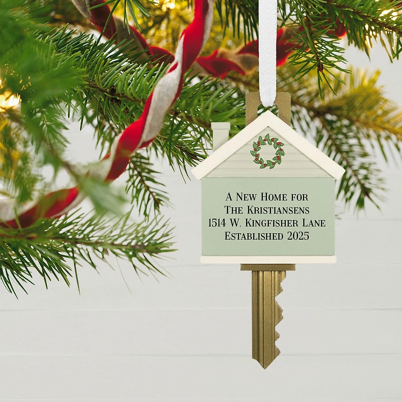 New Home Key Personalized Ornament, Custom Text for only USD 31.99 | Hallmark