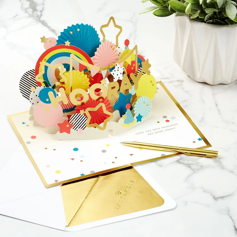 Time to Celebrate 3D Pop-Up Card for only USD 12.99 | Hallmark