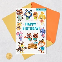 Nintendo Animal Crossing™ New Horizons Special Day Birthday Card for Kids With Decal for only USD 4.99 | Hallmark