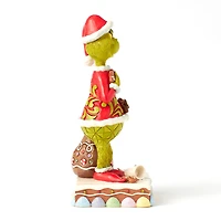 Jim Shore Grinch With Presents Eating Gingerbread Figurine, 8" for only USD 69.99 | Hallmark