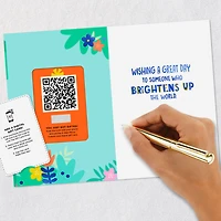You Brighten Up the World Gift Card Greeting Birthday Card for Kids for only USD 4.99 | Hallmark