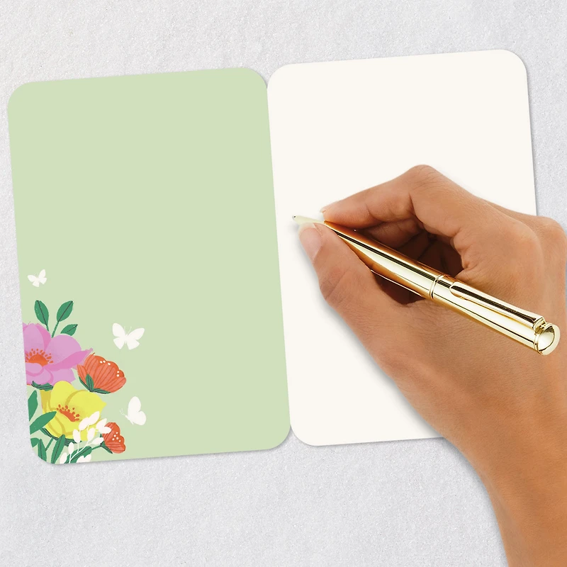 Butterflies and Flowers in Vase Blank Card for only USD 2.99 | Hallmark