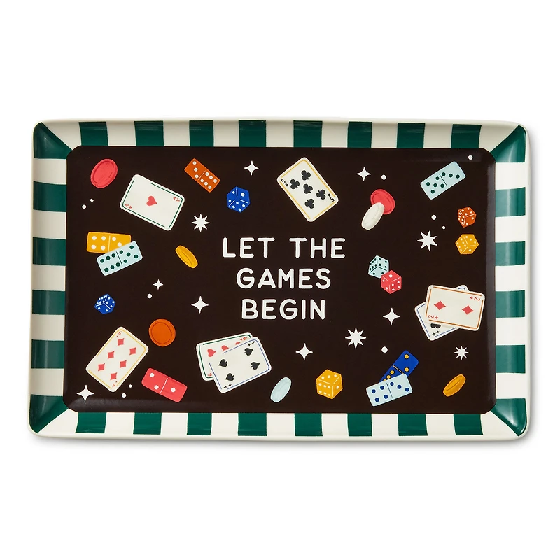Let the Games Begin Game Night Serving Tray for only USD 28.99 | Hallmark