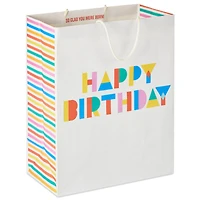13" Collage Lettering Large Birthday Gift Bag for only USD 4.99 | Hallmark