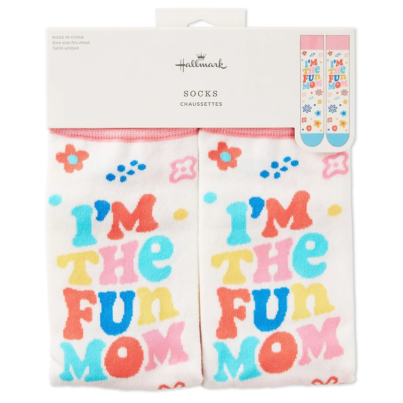 I'm the Fun Mom Novelty Crew Socks for only USD 12.99 | Hallmark