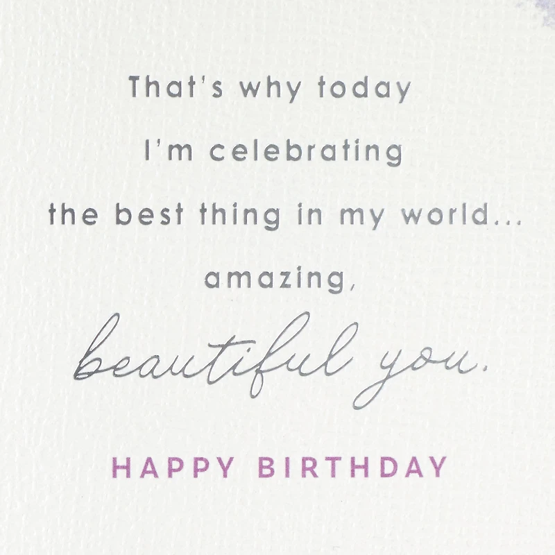 Open Mind, Positive Soul and Kind Heart Birthday Card for Wife for only USD 8.59 | Hallmark