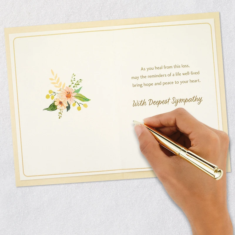 A Life Well-Lived Sympathy Card for only USD 5.99 | Hallmark
