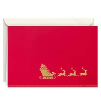 Elegant Sleigh on Red Boxed Christmas Cards, Pack of 16 for only USD 15.49 | Hallmark