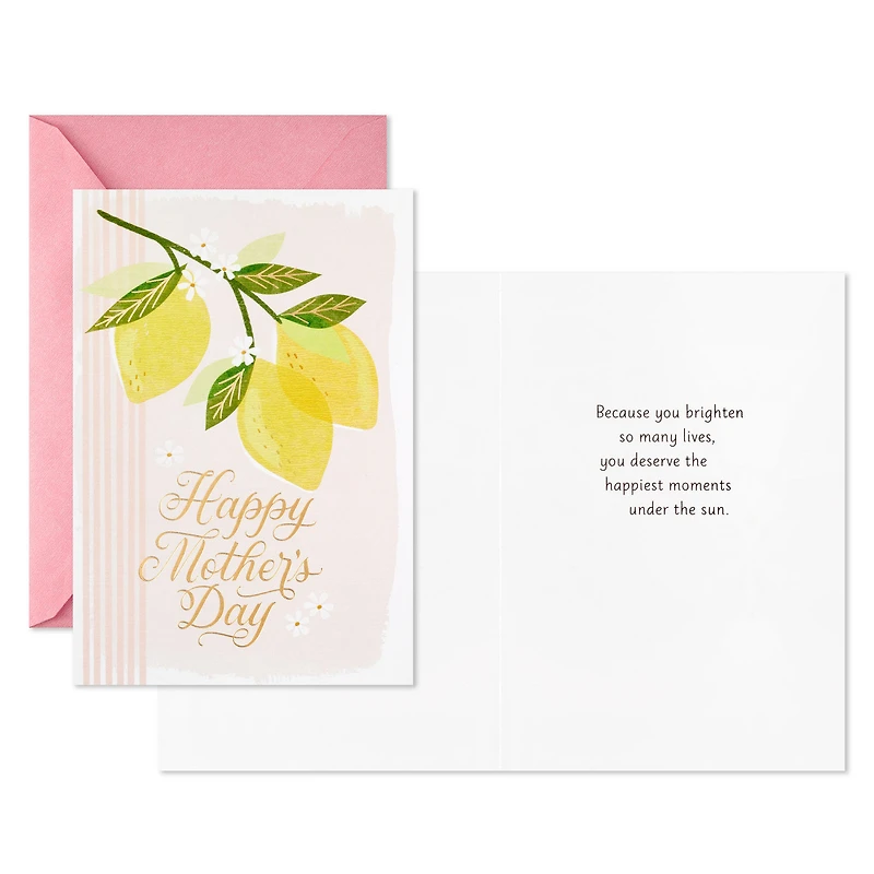 You Deserve the Happiest Moments Mother's Day Cards, Pack of 10 for only USD 13.99 | Hallmark
