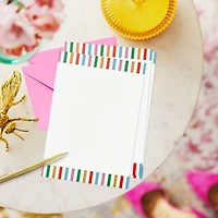 Bright Stripes on White Stationery Set, 36 Sheets for only USD 15.99 | Hallmark