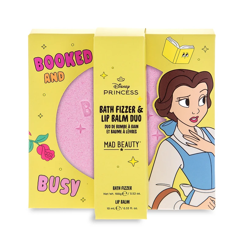 Mad Beauty Disney Princess Belle Bath Fizzer and Lip Balm Set for only USD 9.99 | Hallmark