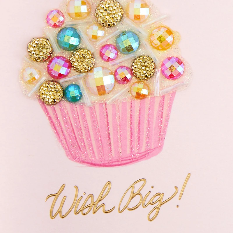 Wish Big Cupcake Birthday Card for only USD 8.59 | Hallmark