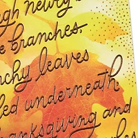 Slanting Sunlight and Crunchy Leaves Thanksgiving Card for only USD 4.59 | Hallmark