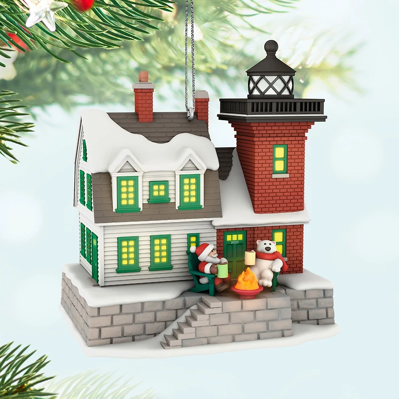 Holiday Lighthouse 2025 Ornament With Light for only USD 34.99 | Hallmark