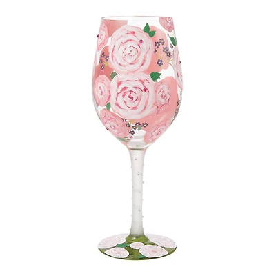 Lolita Pretty as a Peony Handpainted Wine Glass, 15 oz. for only USD 34.99 | Hallmark