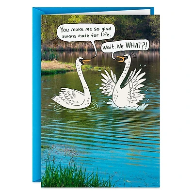 Mate for Life, Swans Funny Anniversary Card for Spouse for only USD 4.49 | Hallmark