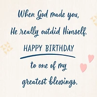 God Outdid Himself Religious Birthday Card for Wife for only USD 4.59 | Hallmark