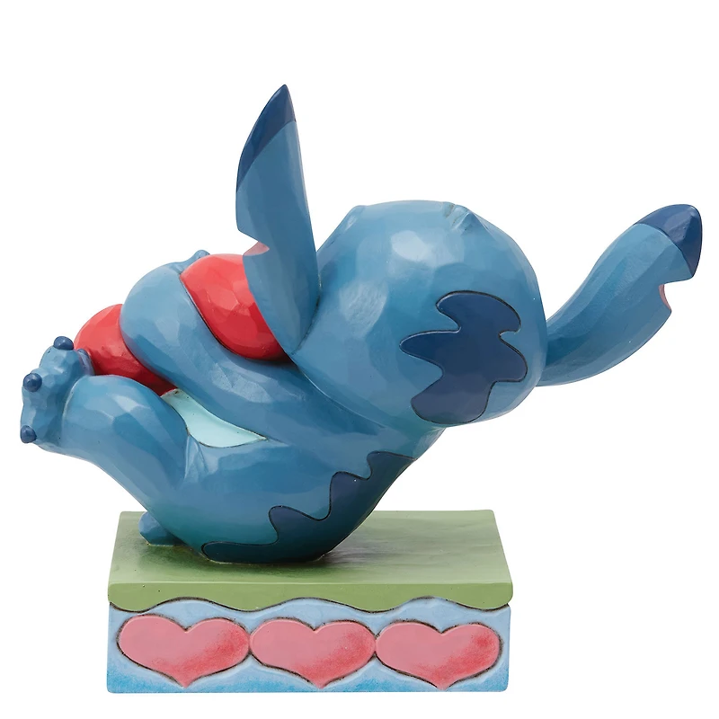 Jim Shore Disney Stitch Hugging Heart Figurine, 5" for only USD 57.00 | Hallmark