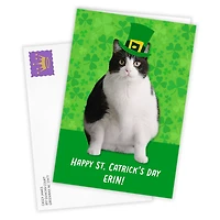 Leprechaun Cat Custom St. Patrick’s Day Card for only USD 4.99 | Hallmark