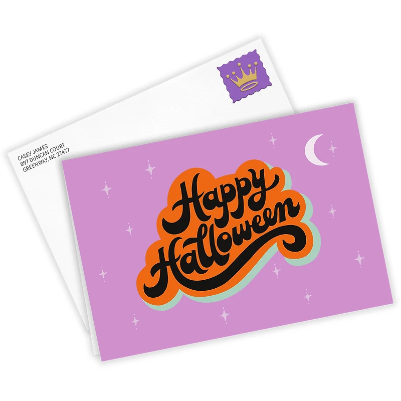 Retro Lettering Custom Halloween Card for only USD 4.99 | Hallmark