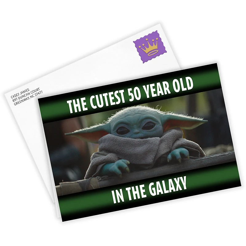Star Wars: The Mandalorian™ Cutest in the Galaxy Custom Birthday Card for only USD 4.99 | Hallmark