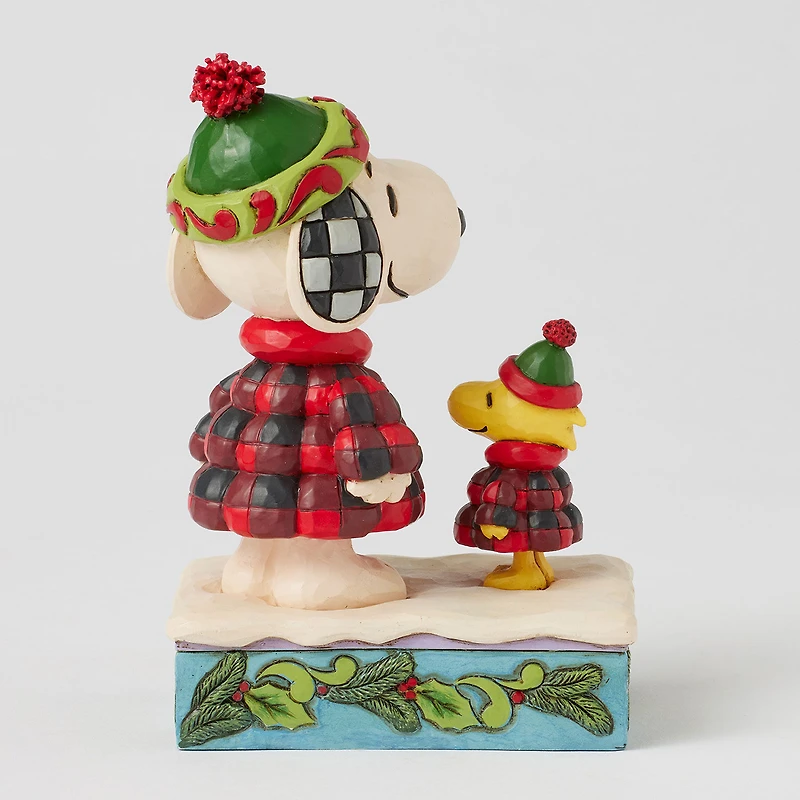 Jim Shore Peanuts Snoopy and Woodstock in Puffer Coats Figurine, 5.5" for only USD 55.00 | Hallmark