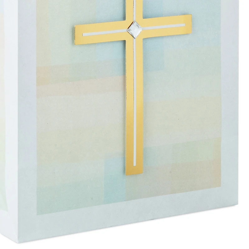 9.6" Gold Cross on Pastel Medium Gift Bag for only USD 3.99 | Hallmark