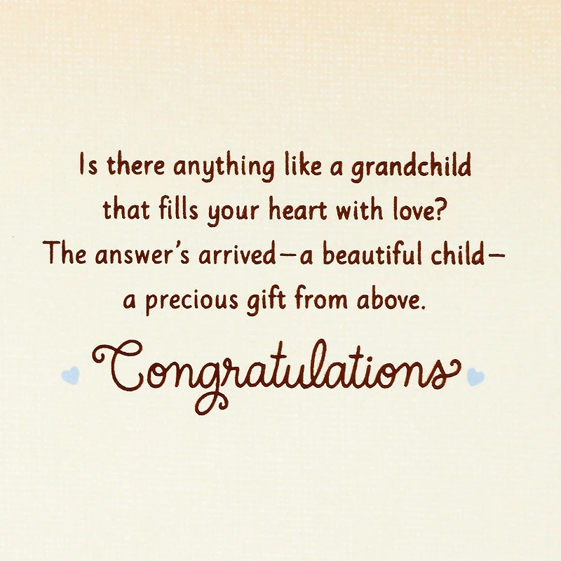 Precious Blessing New Baby Card for Grandparents for only USD 5.59 | Hallmark